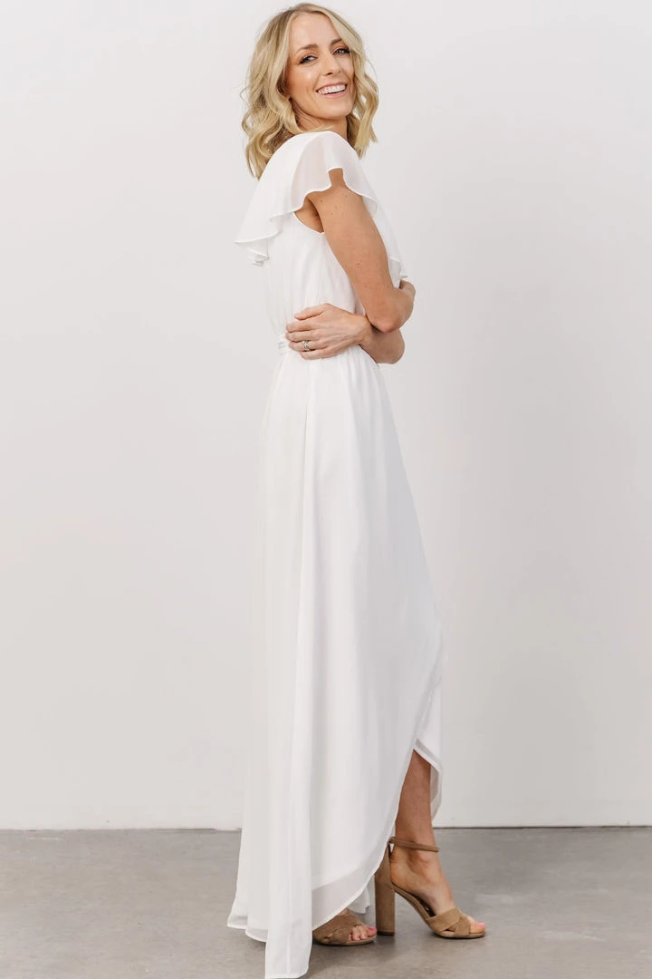 Soi Gaia Tulip Wrap Dress | Off White 5 Soi Gaia Tulip Wrap Dress | Off White