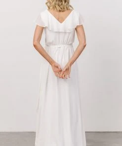 Soi Gaia Tulip Wrap Dress | Off White 10 Soi Gaia Tulip Wrap Dress | Off White