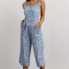 SL Gemma Jumpsuit | Blue + White Floral