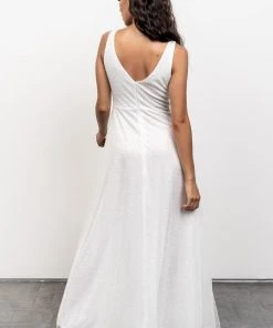 BB Custom Geneva Sparkle Gown | White