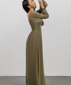 BB Custom Dresses Giselle Maxi Dress | Dusty Olive