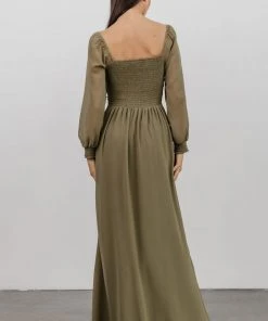 BB Custom Dresses Giselle Maxi Dress | Dusty Olive