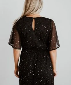 BB Custom Dresses Grace Sparkle Gown | Black