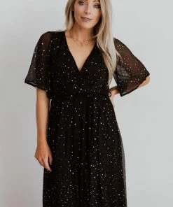 BB Custom Dresses Grace Sparkle Gown | Black