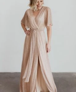 BB Custom Dresses Grace Sparkle Gown | Champagne