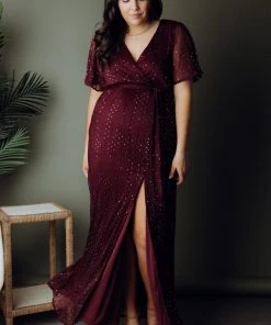 BB Custom Dresses Grace Sparkle Gown | Mulberry