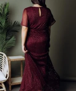 BB Custom Dresses Grace Sparkle Gown | Mulberry