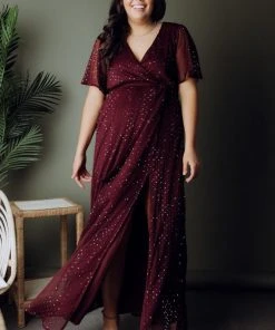 BB Custom Dresses Grace Sparkle Gown | Mulberry