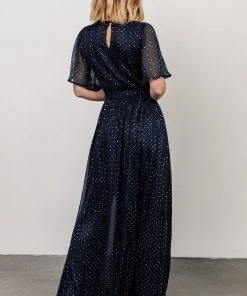 BB Custom Dresses Grace Sparkle Gown | Navy