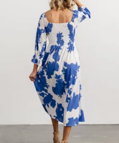 SL Heather Smocked Midi Dress | French Blue Floral Dresses 6 SL Heather Smocked Midi Dress | French Blue Floral Dresses