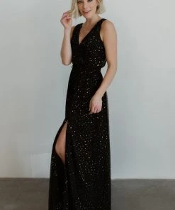 BB Custom Helen Tank Sparkle Gown | Black Dresses 20 BB Custom Helen Tank Sparkle Gown | Black Dresses