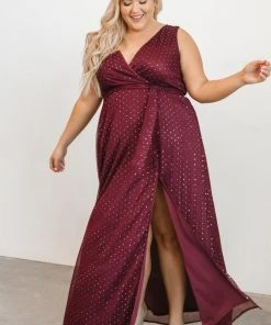 BB Custom Dresses Helen Tank Sparkle Gown | Mulberry