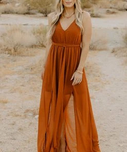 BB Custom Hera Maxi Dress | Copper Dresses