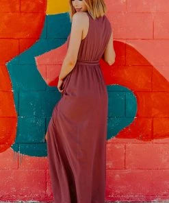 BB Custom Hera Maxi Dress | Vintage Plum