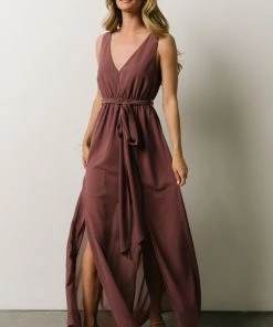 BB Custom Hera Maxi Dress | Vintage Plum