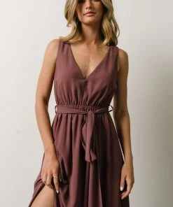 BB Custom Hera Maxi Dress | Vintage Plum