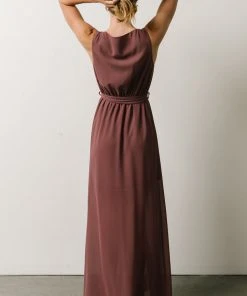 BB Custom Hera Maxi Dress | Vintage Plum
