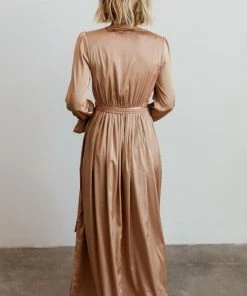 DD Holly Satin Maxi Dress | Champagne Dresses 26 DD Holly Satin Maxi Dress | Champagne Dresses