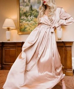 DD Holly Satin Maxi Dress | Champagne Dresses 19 DD Holly Satin Maxi Dress | Champagne Dresses