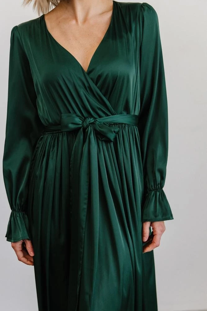DD Holly Satin Maxi Dress | Dark Green Dresses 9 DD Holly Satin Maxi Dress | Dark Green Dresses
