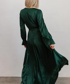 DD Holly Satin Maxi Dress | Dark Green Dresses 13 DD Holly Satin Maxi Dress | Dark Green Dresses