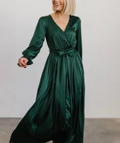 DD Holly Satin Maxi Dress | Dark Green Dresses 18 DD Holly Satin Maxi Dress | Dark Green Dresses