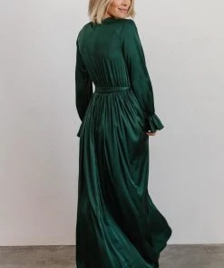 DD Holly Satin Maxi Dress | Dark Green Dresses 14 DD Holly Satin Maxi Dress | Dark Green Dresses