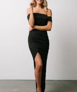 DD Zaire Off Shoulder Maxi Dress | Black Dresses 5 DD Zaire Off Shoulder Maxi Dress | Black Dresses