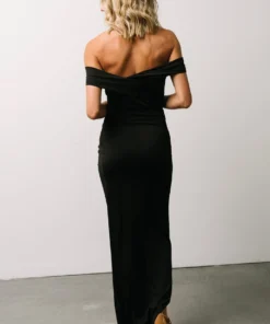 DD Zaire Off Shoulder Maxi Dress | Black Dresses 3 DD Zaire Off Shoulder Maxi Dress | Black Dresses