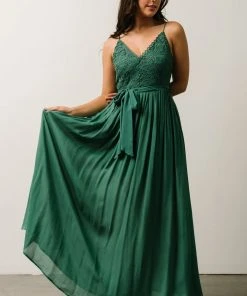 DD Imogene Lace Maxi Dress | Jade