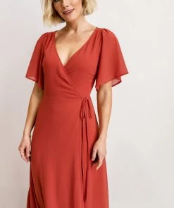 BB Custom Ivy Wrap Maxi Dress | Clay 31 BB Custom Ivy Wrap Maxi Dress | Clay