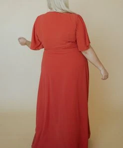 BB Custom Ivy Wrap Maxi Dress | Clay 28 BB Custom Ivy Wrap Maxi Dress | Clay