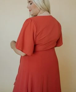 BB Custom Ivy Wrap Maxi Dress | Clay 26 BB Custom Ivy Wrap Maxi Dress | Clay