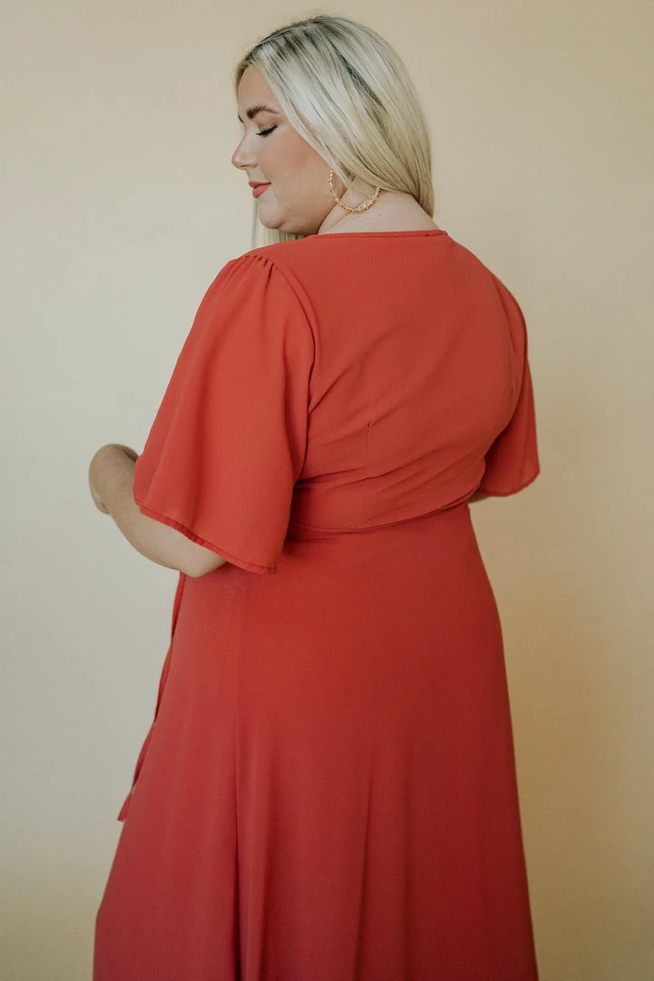 BB Custom Ivy Wrap Maxi Dress | Clay 9 BB Custom Ivy Wrap Maxi Dress | Clay