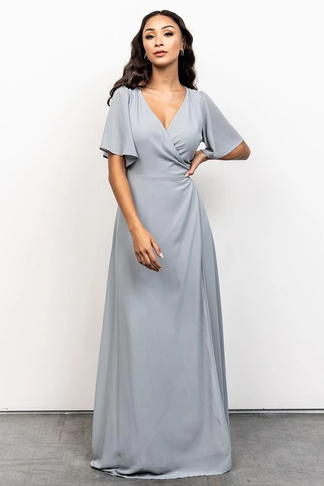 BB Custom Ivy Wrap Maxi Dress | Light Blue 13 BB Custom Ivy Wrap Maxi Dress | Light Blue