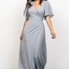 BB Custom Ivy Wrap Maxi Dress | Light Blue