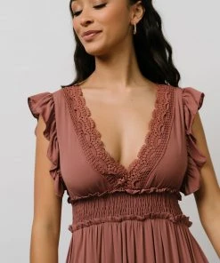 BB Custom Jasmine Ruffle Maxi Dress | Rosy Brown Dresses 19 BB Custom Jasmine Ruffle Maxi Dress | Rosy Brown Dresses