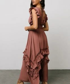 BB Custom Jasmine Ruffle Maxi Dress | Rosy Brown Dresses 13 BB Custom Jasmine Ruffle Maxi Dress | Rosy Brown Dresses