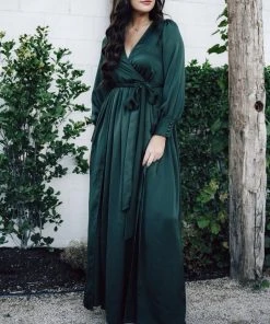 BB Custom Dresses Jenna Maxi Dress | Green