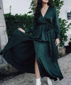 BB Custom Dresses Jenna Maxi Dress | Green