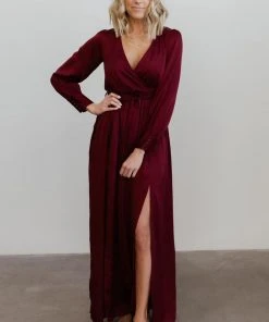 BB Custom Jenna Maxi Dress | Merlot Dresses