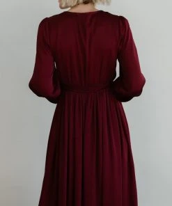 BB Custom Jenna Maxi Dress | Merlot Dresses