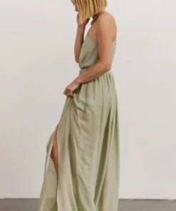 DD Dresses Jessica One Shoulder Maxi Dress | Sage
