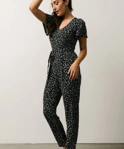 GIL Jewel Jumpsuit | Navy Print
