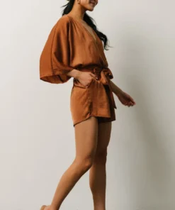 DD Boho Joan Romper | Camel 3 DD Boho Joan Romper | Camel