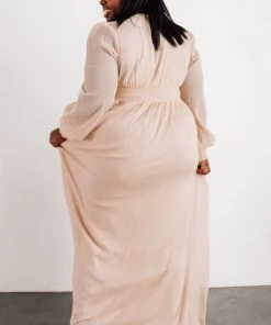 RR Juliette Shimmer Maxi Dress | Champagne