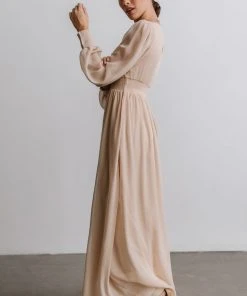RR Juliette Shimmer Maxi Dress | Champagne