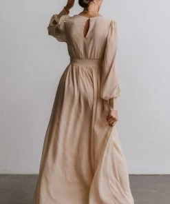 RR Juliette Shimmer Maxi Dress | Champagne