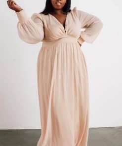 RR Juliette Shimmer Maxi Dress | Champagne