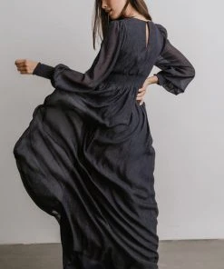 RR Dresses Juliette Shimmer Maxi Dress | Midnight 13 RR Dresses Juliette Shimmer Maxi Dress | Midnight